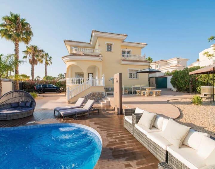 Luxury Private Villa Casa Jojo Own Pool & Hot Tub Сиудад Кесада Екстериор снимка